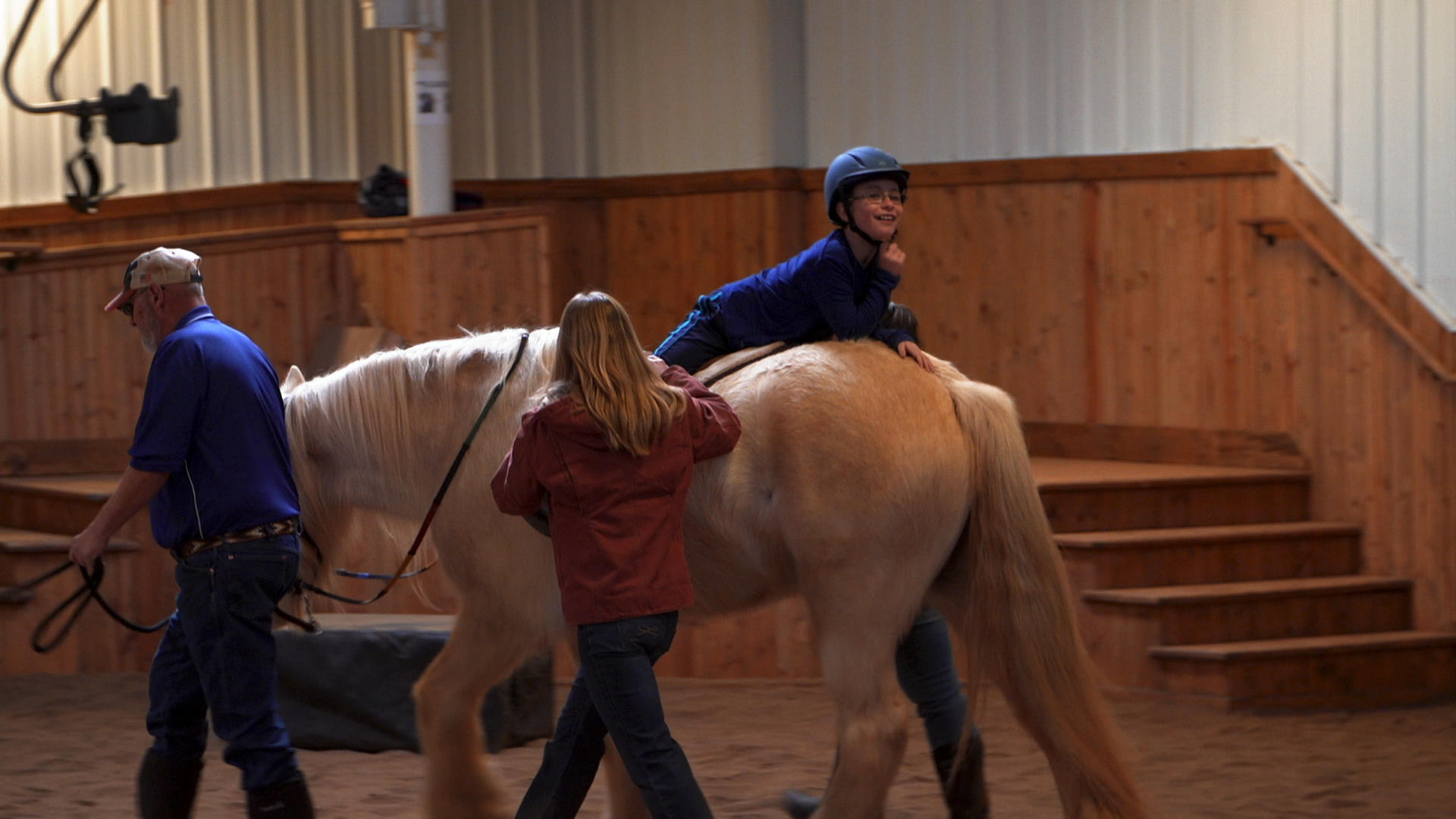 The Love Between Coleten and Varsity the Therapy Horse Dr. Jeff