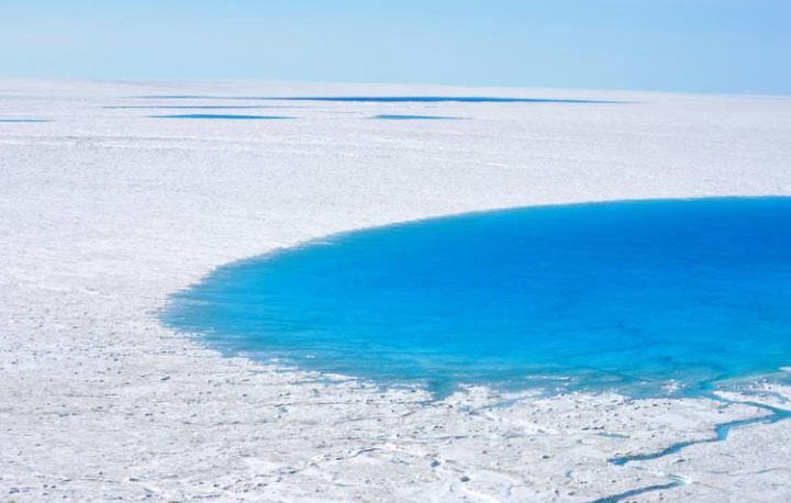 Supraglacial Lake of the Greenland Ice Sheet