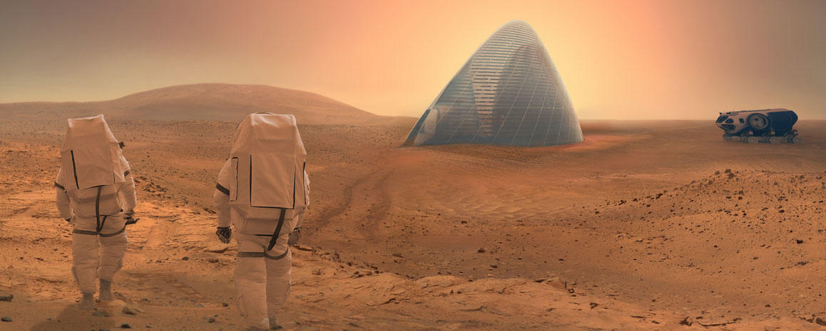 Mars ice house concept