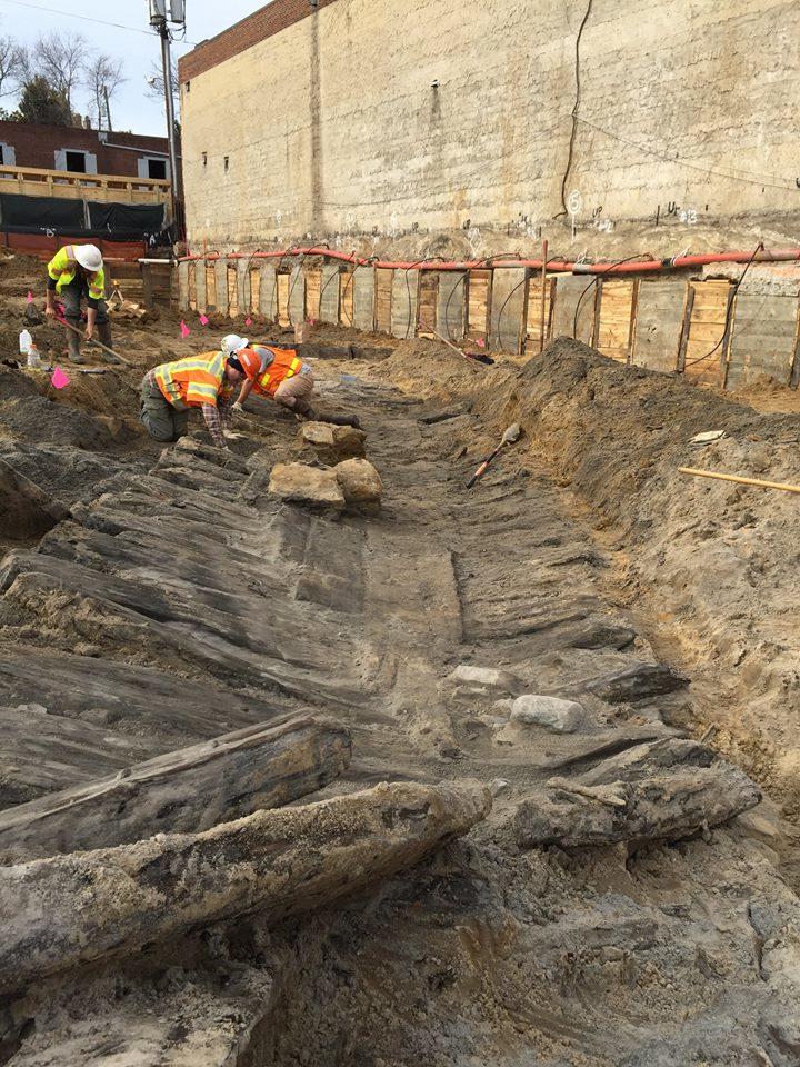 Historic shipwreck remains