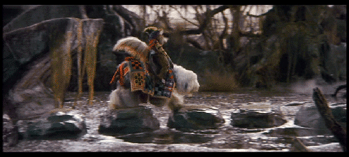The Bog of Eternal Stench in Labyrinth. Legend has it that if you put so much as one toe in the Bog you will smell bad...FOREVER!