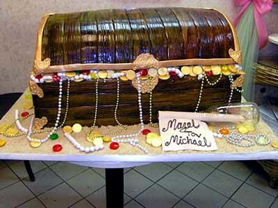 The bakery gets requests for all kinds of cakes, from the traditional to quirky, like this treasure chest cake.
