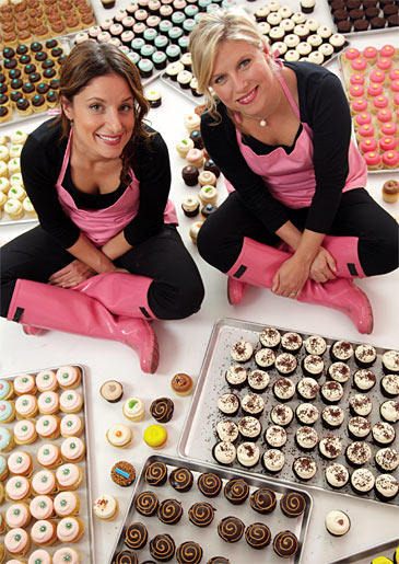 Katherine Kallinis and Sophie LaMontagne from DC Cupcakes are also the authors of