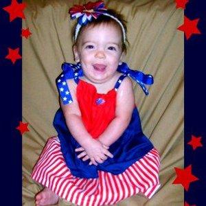 Gracie Elizabeth Corbello 1st 4th of July!