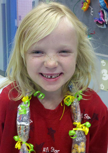 Savanah gives us her all star smile.