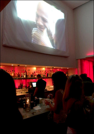 Inside the Shore Club.