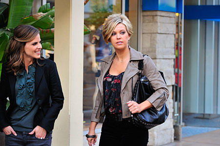 Kate and Natalie continue their interview at The Grove shopping center in LA