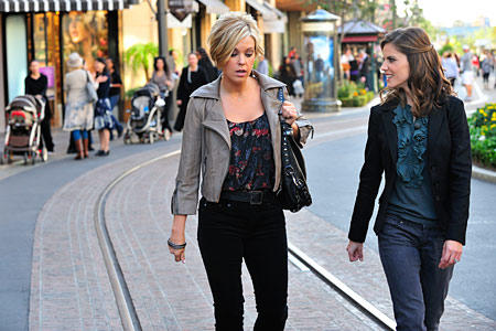 Kate and Natalie at The Grove shopping center in LA