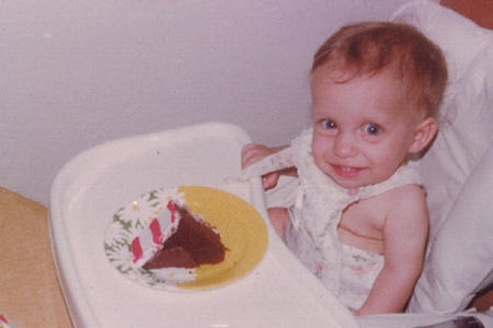 Jen's first birthday.