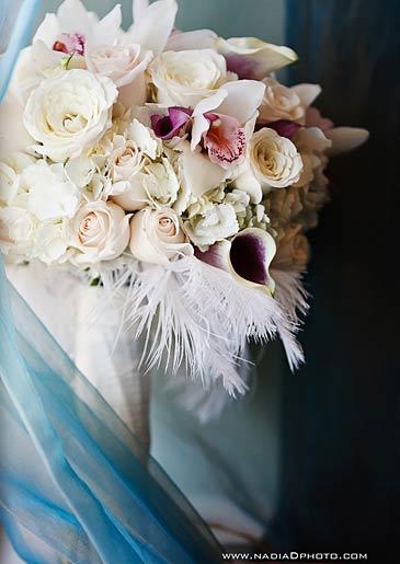 Asha's bridal bouquet.