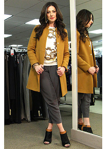 Yellow coat by