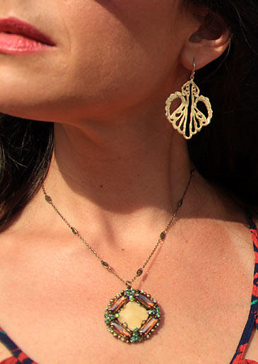 Earrings:
