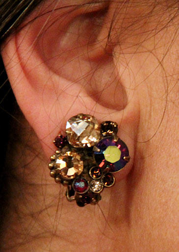 Earrings: