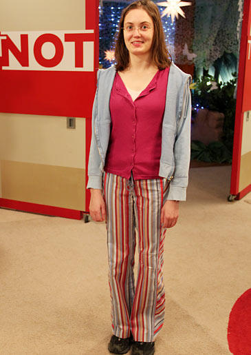 Frances told Stacy and Clinton that she wanted to meet a nice guy, but her clothes sent a strong stay-away-from-me vibe.