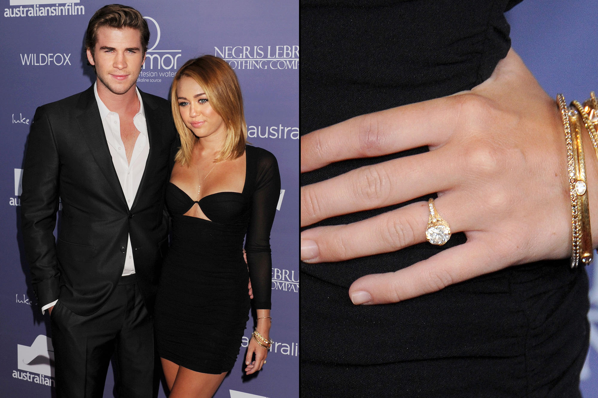 See The Engagement Ring Liam Hemsworth Gave Miley Cyrus Again Tlcme Tlc