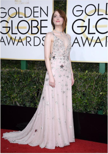 2017 Golden Globes Emma Stone