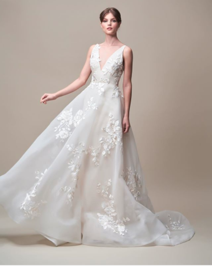 Subtly Beaded Florals