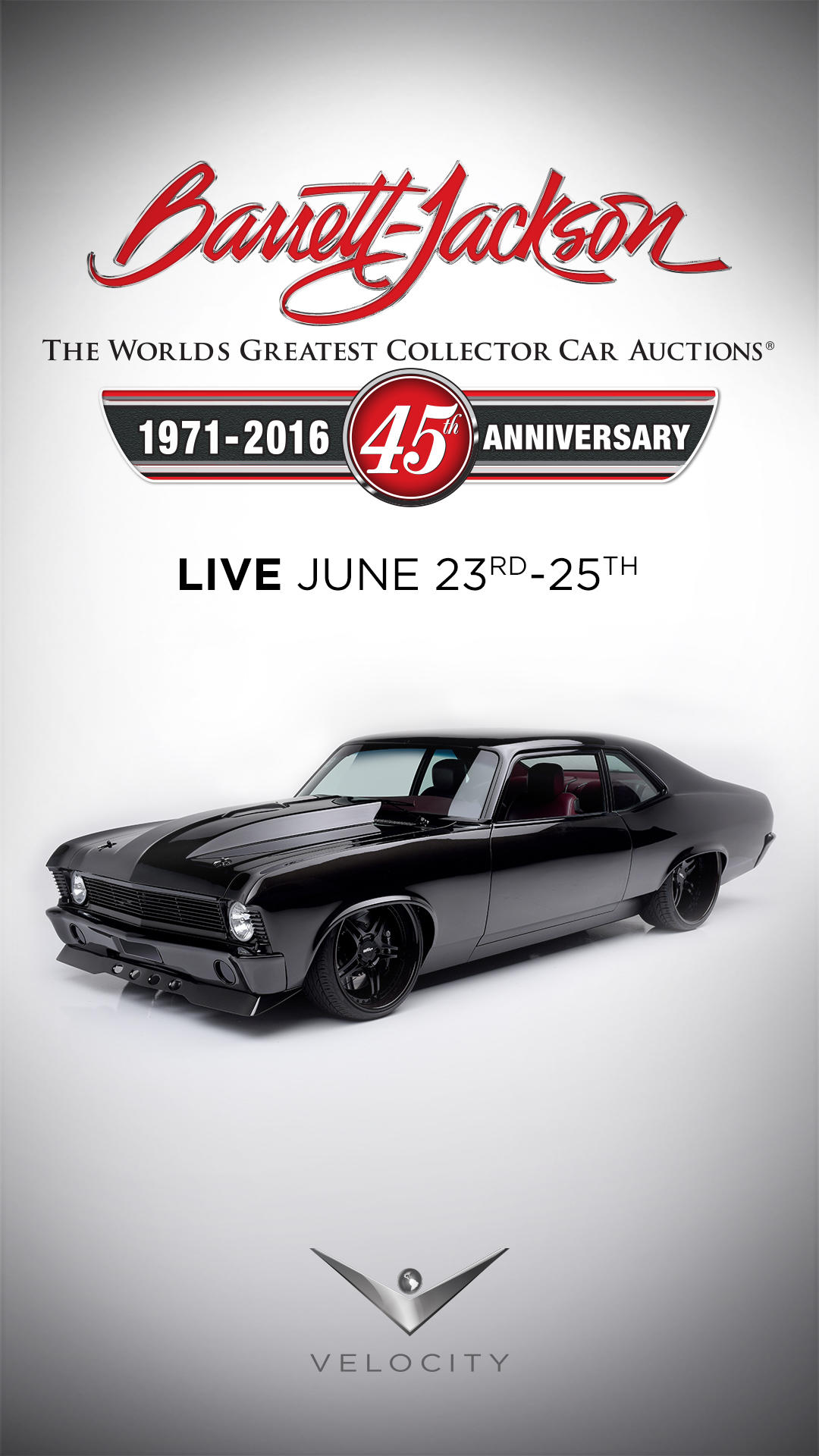 When is the Barrett Jackson live auction?