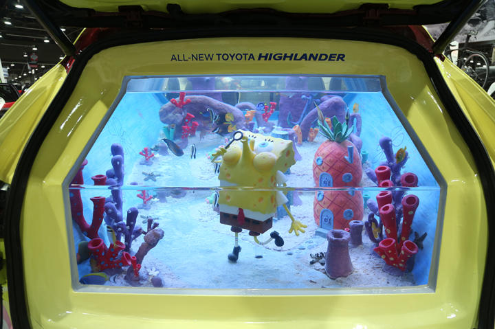 It's a SpongeBob SquarePants-themed tank!