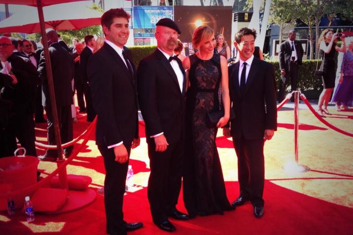 From the red carpet.