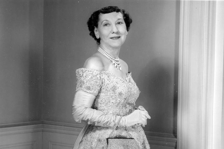 first lady fashion Mamie Eisenhower, Inauguration Gown