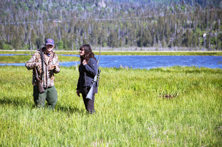 meanwhile Atz Lee and Jane are on a mission to have Jane hunt her very own Black Bear.