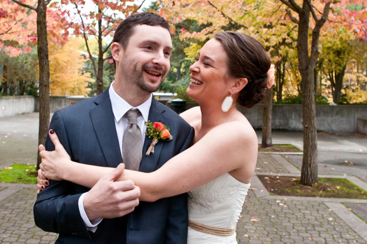 Mercedes and Jeremy's fall wedding was a day filled with love and friendship.