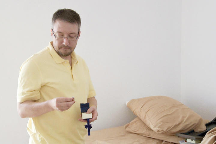 As he packs for Brazil, Jason shows the engagement ring he purchased for Cassia.