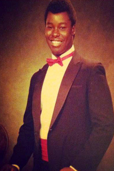 Ted Gibson in high school, looking handsome as ever.