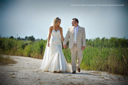 Paul's suit was custom-made, also from Kleinfeld.