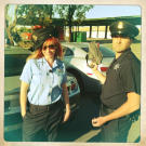 I am not a sexy cop. My uniform looks four sizes too big.