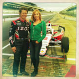 The other #fastman I met while filming at Indianapolis Motor Speedway for the Indy special: Ryan Briscoe!
From Kari Byron's Twitter feed. Follow