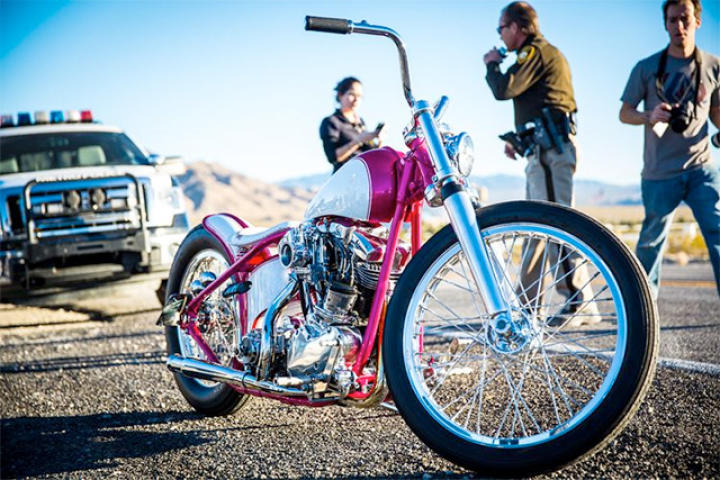 Team Fast N' Loud built the FRED bike for American Chopper Live: The Revenge.