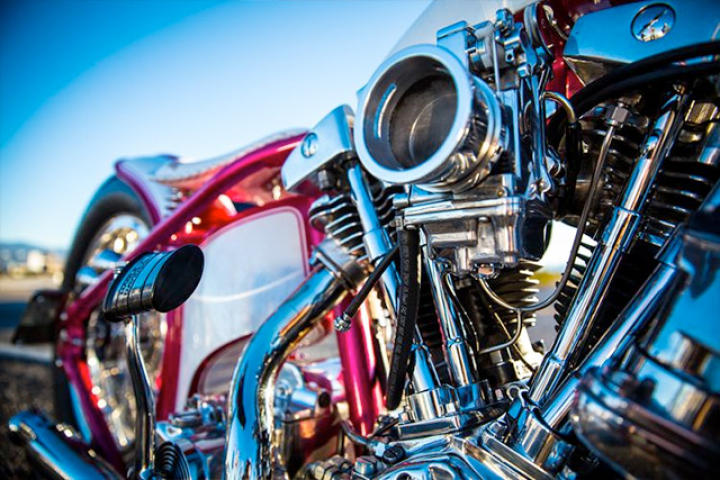 Aaron and Richard wanted the bike to be a road-ready chopper that could be ridden every day.