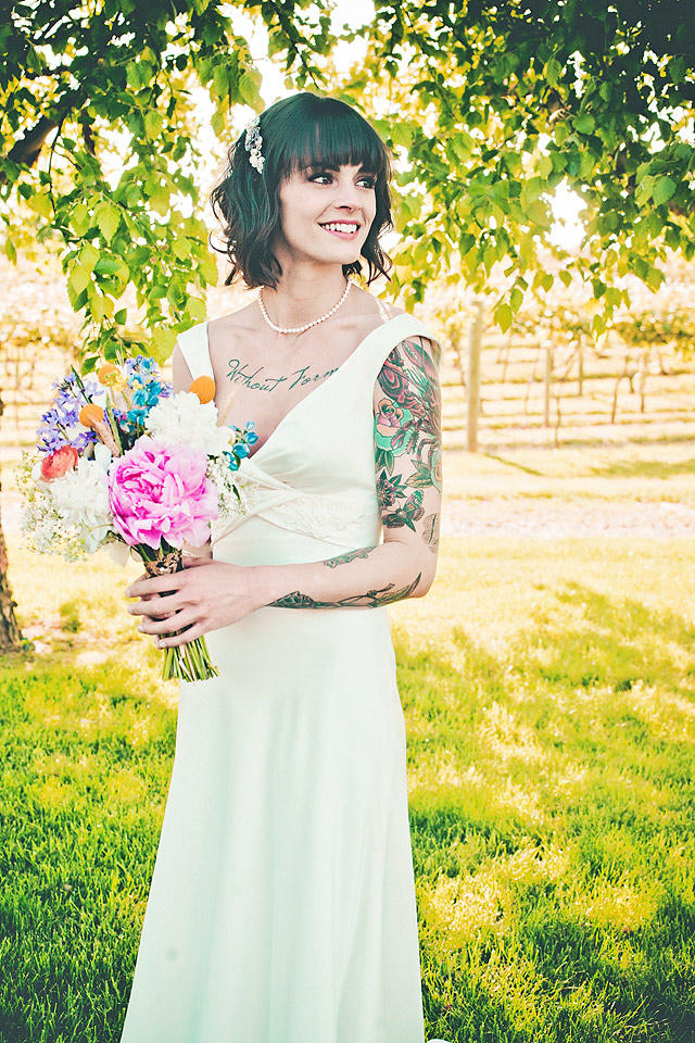 Ashley Holt on her wedding day.