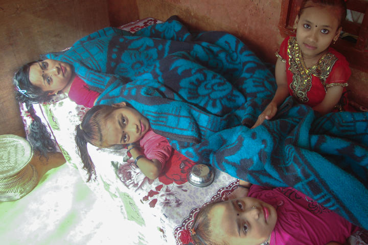 Ganga, Jamuna, Anita and Dipendra Paryar have osteogenesis imperfecta