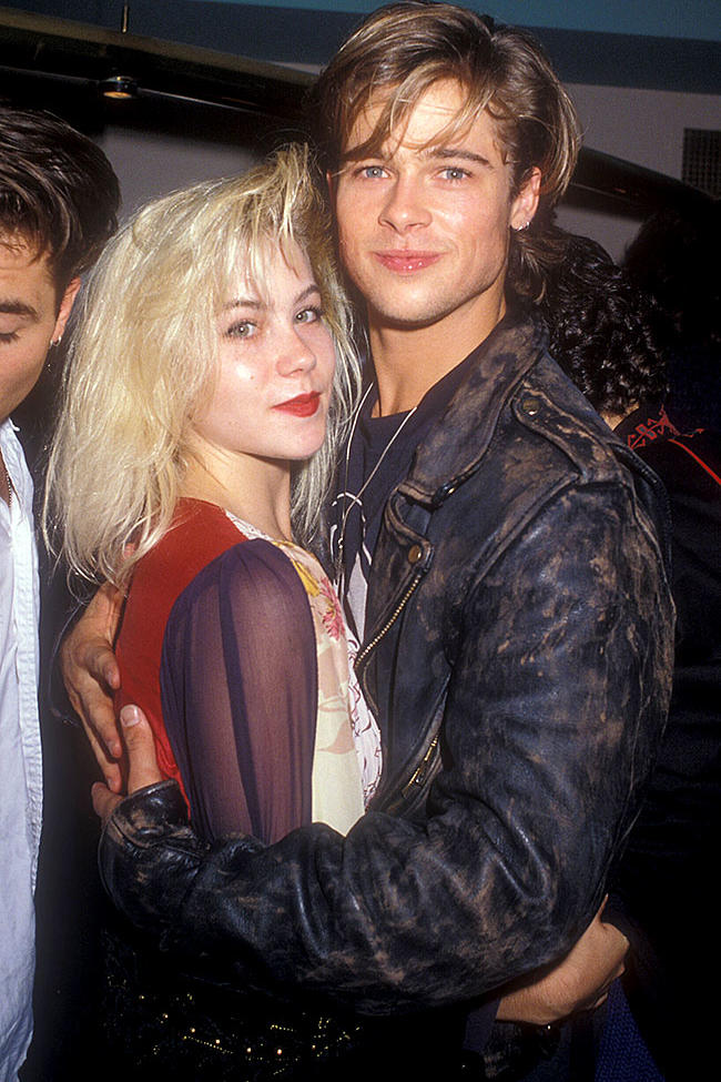 Christina Applegate and Brad Pitt on August 26, 1988.
