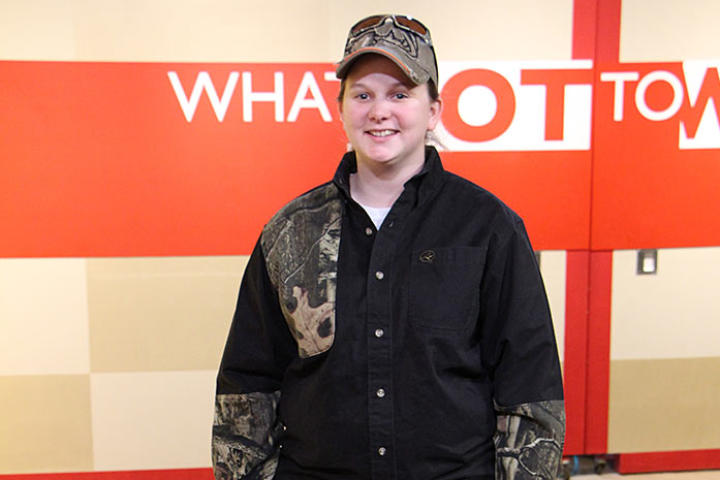 Courtney is a 22-year-old, die hard tomboy from rural Florida. Her wardrobe consists of camouflage.