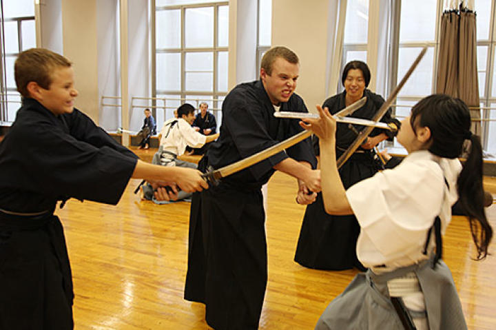 Samurai training was top of the list of activities for the Duggar men.