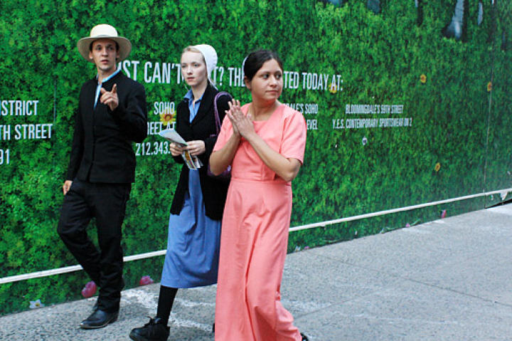 "Hi, I'm Mennonite, and I'm from Mars," Sabrina joked. In New York, she was very aware of being stared at by passersby, and it put her on edge. She gamely endured the attention for tastes of freedom, like drinking wine and shopping on Sunday.