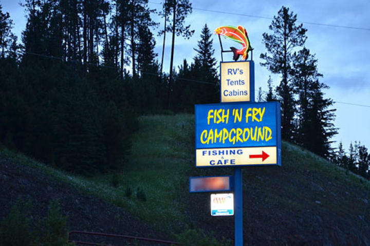The Gosselin’s first camping location in Deadwood, South Dakota