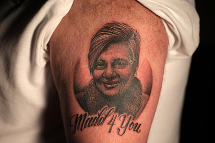 NY Ink tattoo artist Tim created this tribute to Maddalena for Mauro.