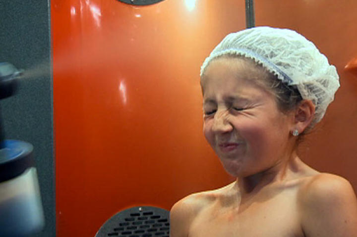 Every gypsy girl -- no matter how young -- gets a spray tan before any big event.