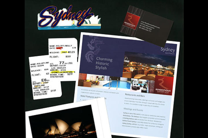 Travel stubs and hotel info are some of the greatest keepsakes.
