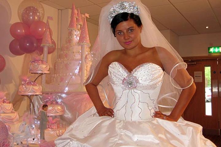 Bride featured in My Big Fat Gypsy Wedding.