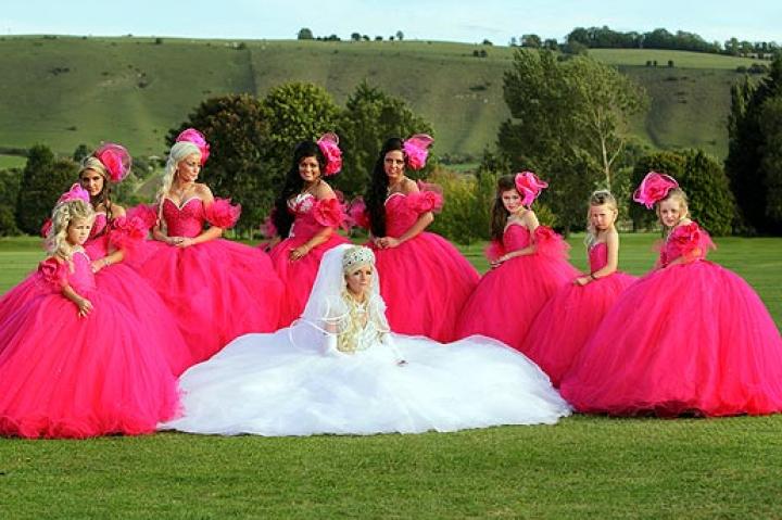 Bridget's wedding in Trowbridge, Wiltshire.