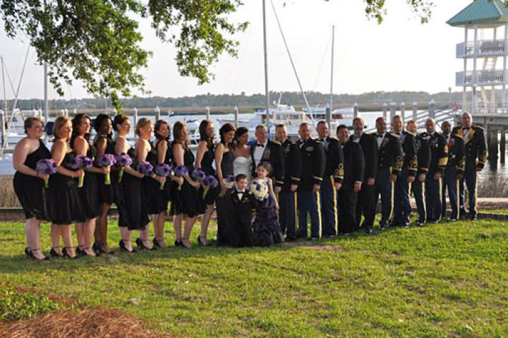 KT and her wedding party