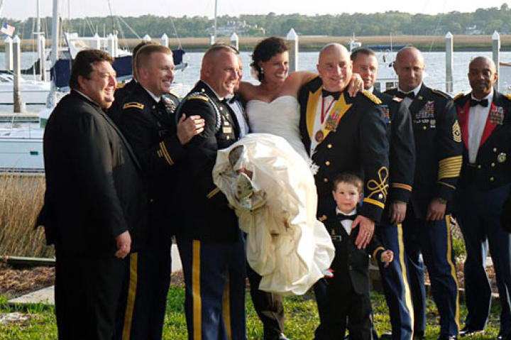 KT's groomsmen show her a little love