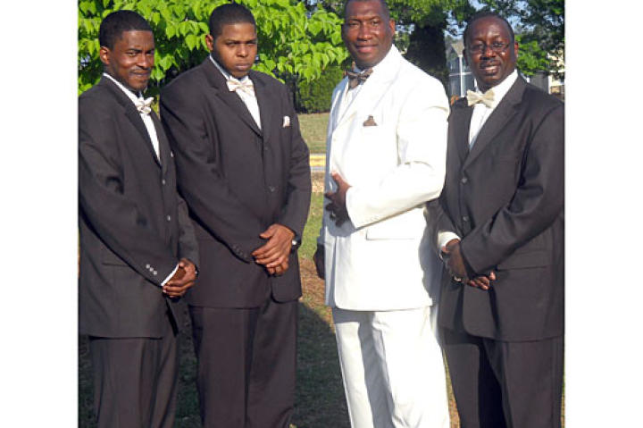 The groom and his groomsmen