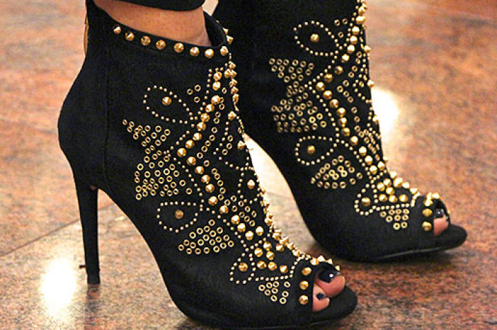 Studded boots by